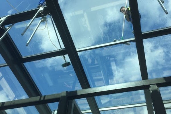 Glasdach mit Osmose 1